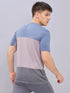 Men Colorblock Slim Fit Crew Neck T-shirt with TECHNO COOL+