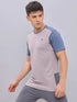 Men Colorblock Slim Fit Crew Neck T-shirt with TECHNO COOL+