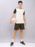 Men Colorblock Slim Fit Crew Neck T-shirt with TECHNO COOL+