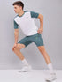 Men Colorblock Slim Fit Crew Neck T-shirt with TECHNO COOL+