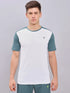 Men Colorblock Slim Fit Crew Neck T-shirt with TECHNO COOL+