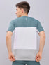 Men Colorblock Slim Fit Crew Neck T-shirt with TECHNO COOL+