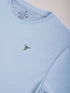 Men Colorblock Slim Fit Crew Neck T-shirt with DOUBLE COOL