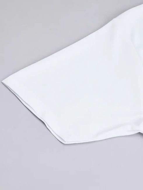 Men Colorblock Slim Fit Crew Neck T-shirt with DOUBLE COOL