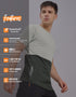 Men Colorblock Slim Fit Crew Neck T-shirt with DOUBLE COOL