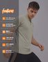 Men Melange Slim Fit Polo T-shirt with DOUBLE COOL
