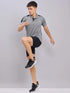 Men Melange Slim Fit Polo T-shirt with DOUBLE COOL