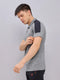 Men Melange Slim Fit Polo T-shirt with DOUBLE COOL