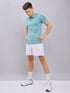 Men Melange Slim Fit Polo T-shirt with DOUBLE COOL