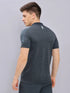 Men Melange Slim Fit Polo T-shirt with DOUBLE COOL