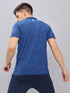 Men Melange Slim Fit Polo T-shirt with DOUBLE COOL