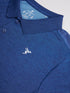 Men Melange Slim Fit Polo T-shirt with DOUBLE COOL
