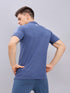 Men Melange Slim Fit Polo T-shirt with DOUBLE COOL