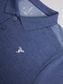 Men Melange Slim Fit Polo T-shirt with DOUBLE COOL