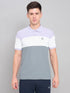 Men Colorblock Slim Fit Polo T-shirt with MATPIQ