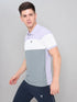 Men Colorblock Slim Fit Polo T-shirt with MATPIQ