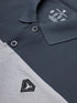 Men Colorblock Slim Fit Polo T-shirt with MATPIQ