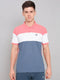 Men Colorblock Slim Fit Polo T-shirt with MATPIQ