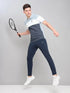 Men Colorblock Slim Fit Polo T-shirt with MATPIQ