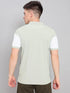 Men Colorblock Slim Fit Polo T-shirt with MATPIQ