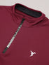 Men Colorblock Slim Fit Mock Neck T-shirt with TECHNO COOL+