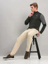 Men Colorblock Slim Fit Mock Neck T-shirt with TECHNO COOL+