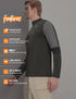 Men Colorblock Slim Fit Mock Neck T-shirt with TECHNO COOL+