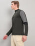 Men Colorblock Slim Fit Mock Neck T-shirt with TECHNO COOL+