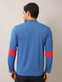 Men Colorblock Slim Fit Mock Neck T-shirt with TECHNO COOL+