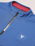 Men Colorblock Slim Fit Mock Neck T-shirt with TECHNO COOL+