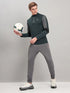 Men Colorblock Slim Fit Mock Neck T-shirt with TECHNO COOL+