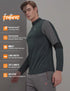 Men Colorblock Slim Fit Mock Neck T-shirt with TECHNO COOL+
