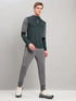 Men Colorblock Slim Fit Mock Neck T-shirt with TECHNO COOL+