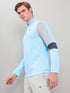 Men Colorblock Slim Fit Mock Neck T-shirt with TECHNO COOL+