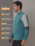 Men Colorblock Slim Fit Mock Neck T-shirt with TECHNO COOL+