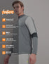 Men Colorblock Slim Fit Mock Neck T-shirt with TECHNO COOL+