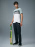 Men Colorblock Slim Fit Crew Neck T-shirt with MATPIQ