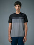 Men Colorblock Slim Fit Crew Neck T-shirt with MATPIQ