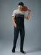 Men Colorblock Slim Fit Crew Neck T-shirt with MATPIQ