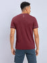 Men Solid Slim Fit V Neck T-shirt with TECHNO COOL+