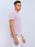 Men Solid Slim Fit V Neck T-shirt with TECHNO COOL+