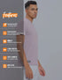 Men Solid Slim Fit V Neck T-shirt with TECHNO COOL+