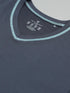 Men Solid Slim Fit V Neck T-shirt with TECHNO COOL+