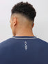 Men Solid Slim Fit V Neck T-shirt with TECHNO COOL+