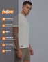 Men Solid Slim Fit V Neck T-shirt with TECHNO COOL+