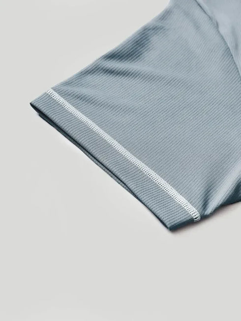 Men Solid Slim Fit V Neck T-shirt with TECHNO COOL+