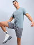 Men Solid Slim Fit V Neck T-shirt with TECHNO COOL+