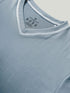 Men Solid Slim Fit V Neck T-shirt with TECHNO COOL+