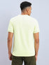 Men Solid Slim Fit V Neck T-shirt with TECHNO COOL+