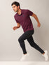 Men Self Design Slim Fit Polo T-shirt with AIRTEX STRIPES (Pack of 2)